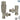 Thermostatventilset Richmond Satin Nickel