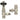 Thermostatventilset York Satin Nickel
