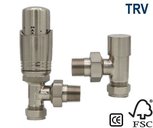 Thermostatventilset Richmond Satin Nickel